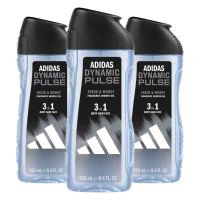 3X Adidas Shower Gel Dynamic Pulse 250 ml