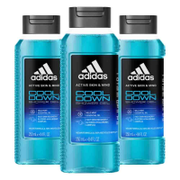3X Adidas Shower Gel Active Skin & Mind Cool Down 250 ml