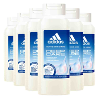 6X Adidas Shower Gel Active Skin & Mind Deep Care W 250 ml