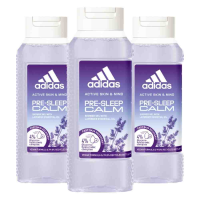 3X Adidas Shower Gel Active Skin & Mind Pre sleep Calm W 250 ml