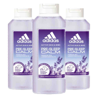 3X Adidas Shower Gel Active Skin & Mind Pre sleep Calm W 400 ml