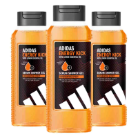 3X Adidas Shower Gel Active Skin & Mind Energy Kick M 250 ml