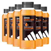 6X Adidas Shower Gel Active Skin & Mind Energy Kick M 250 ml