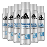 6X Adidas Deodorant Fresh Endurance 150 ml
