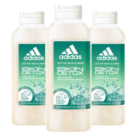 3X Adidas Shower Gel Active Skin & Mind Skin Detox W 400 ml