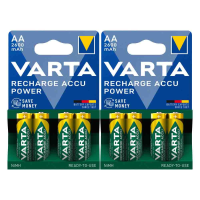 2X Varta Oplaadbare Batterijen AA 2600 mAh Blister 4 stuks