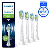 Philips Sonicare Opzetborstels W2 Optimal White Wit HX6064/87 4 stuks