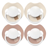 2X Difrax Fopspeen Prime Glow Dynamic 6 18 mnd Ivory Blush 2 stuks