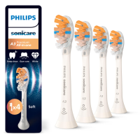 Philips Sonicare Opzetborstels A3 Premium All in One Wit HX9094/87 4 stuks