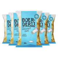 5X Boerderij Chips Zeezout 150 gr