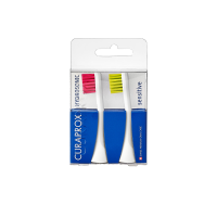 Curaprox Hydrosonic Opzetborstel Sensitive Duo Magenta Groen 2 stuks