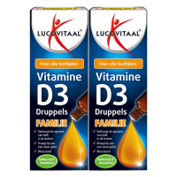 2X Lucovitaal Vitamine D3 Druppels Familie 50 ml