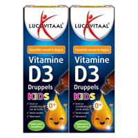 2X Lucovitaal Vitamine D3 Druppels Kids 50 ml