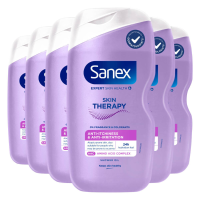 6X Sanex Skin Therapy Douche olie Anti Irritation 450 ml