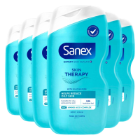 6X Sanex Skin Therapy Douchegel Reduce Imperfections 450 ml