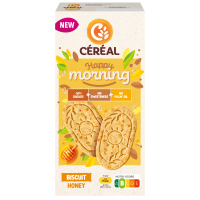 Céréal Bio Happy Morning Biscuit Honing 200 gr