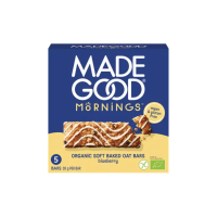 MadeGood Mornings Baked Oat Bars Blueberry 5 stuks