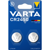 10X Varta LITHIUM Coin Batterijen CR2450 Blister 2 stuks