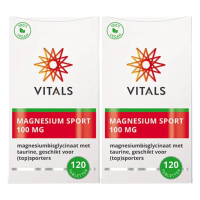 2X Vitals Magnesium Sport 100mg 120 tabletten