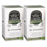 2X Royal Green Astaxanthine Biologisch 60 vegacapsules