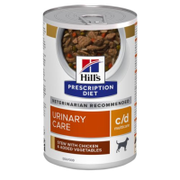 Hill's Prescription Diet Hondenvoer Nat c/d Multicare Urinary Care Stoofpotje Kip & Groenten 12 x 354 gr