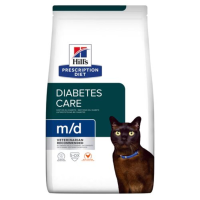 4X Hill's Prescription Diet Kattenvoer Droog m/d Diabetes Care Kip 3 kg