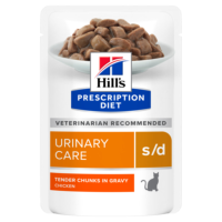 Hill's Prescription Diet Kattenvoer Nat s/d Urinary Care Kip 12 x 85 gr