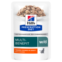 Hill's Prescription Diet Kattenvoer Nat w/d Multi Benefit Kip 12 x 85 gr