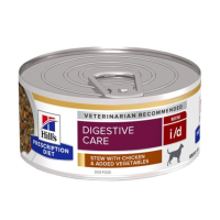 Hill's Prescription Diet Hondenvoer Nat i/d Digestive Care Stoofpotje Kip & Groenten 24 x 156 gr