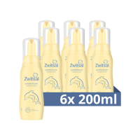 6X Zwitsal Wasschuim 200 ml