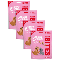 4X Edgard & Cooper Puppy Bite S Eend & Kip 50 gr