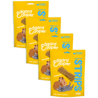 4X Edgard & Cooper Adult Strips Kalkoen   Kip 75 gr