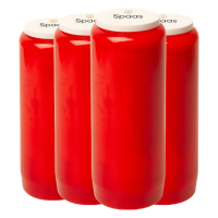 4X SPAAS Noveenkaars 9 Dagen Rood