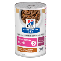 Hill's Prescription Diet Hondenvoer Nat Gastrointestinal Biome Digestive Care Stoofpotje Kip & Wortelen 12 x 354 gr