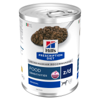 Hill's Prescription Diet Hondenvoer Nat z/d Food Sensitivities 12 x 370 gr