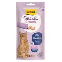 8X GimCat Kattensnack Cream Tonijn 6 x 15 gr