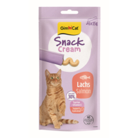 8X GimCat Kattensnack Cream Zalm 6 x 15 gr