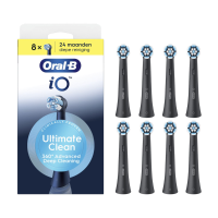 Oral B Opzetborstels iO Ultimate Clean Zwart 8 stuks