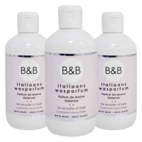 3X B&B Italiaanse Wasparfum Witte Musk 250 ml