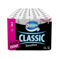3X Ooops! Toiletpapier Classic Sensitive 3 laags Black Friday 24 stuks