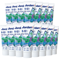15X Jordan Tandpasta Junior 6 12 jaar 50 ml