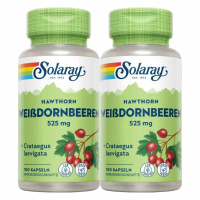 2X Solaray Meidoornbessen 100 capsules