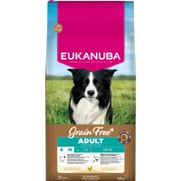 Eukanuba Hondenvoer Droog Grain Free Adult Small/Medium Kip 12 kg