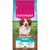 Eukanuba Hondenvoer Droog Grain Free Adult Small/Medium Lam 12 kg