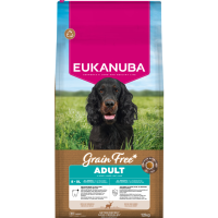 Eukanuba Hondenvoer Droog Grain Free Adult All Sizes Hert 12 kg