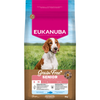 Eukanuba Hondenvoer Droog Grain Free Small/Medium Senior Oceaanvis 3 kg