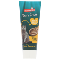Rosewood Kattensnack Pasta Creme Kip & Zalm 75 gr