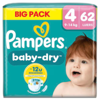 4X Pampers Baby Dry Luiers Maat 4 (9 14 kg) 62 stuks