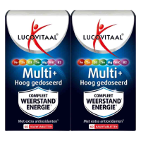 2X Lucovitaal Multi+ Weerstand Hoog Gedoseerd 60 kauwtabletten
