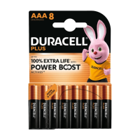 10X Duracell Alkaline Batterijen Mainline Bst AAA 8 stuks